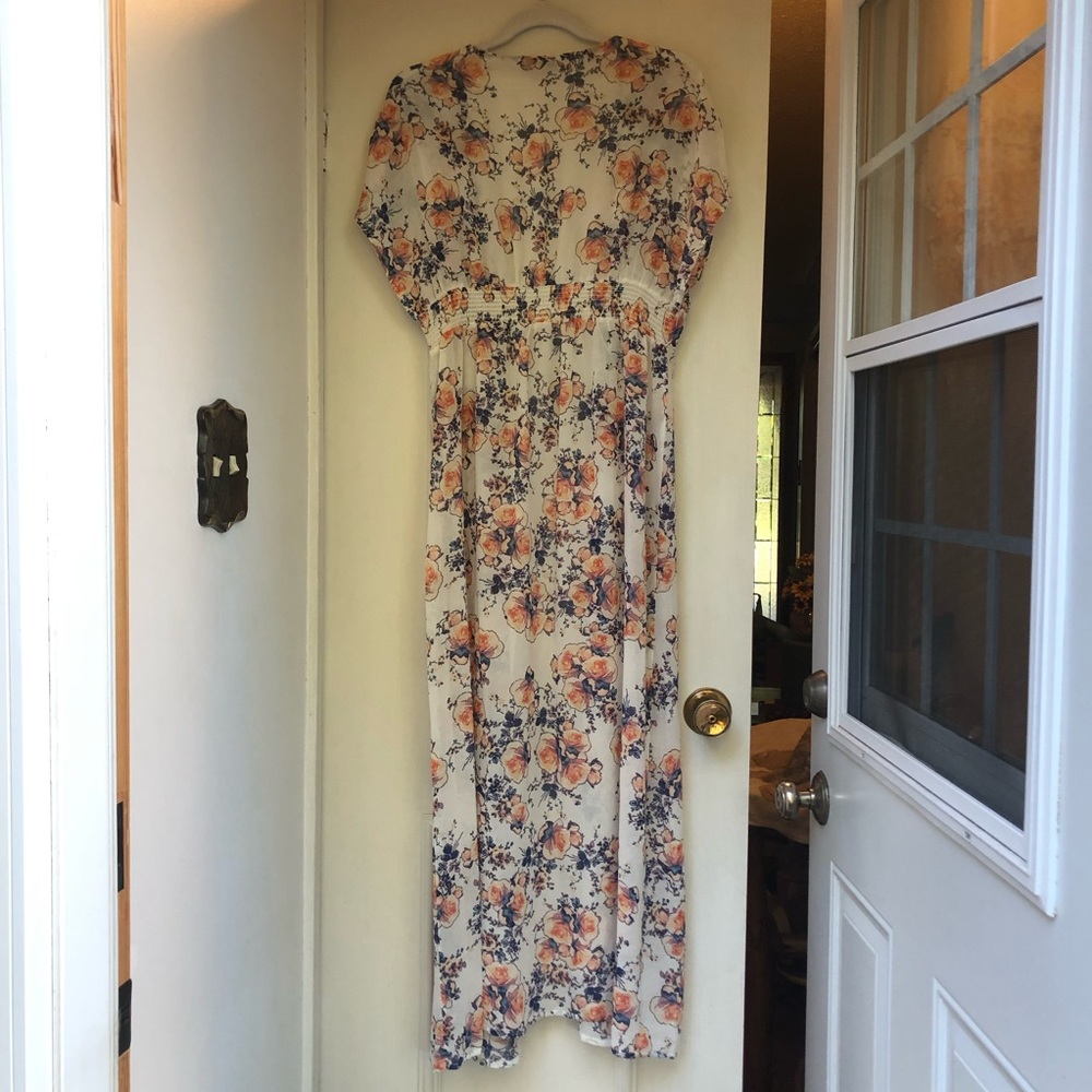 3/$20 COZY CASUAL☀️Summer Floral Duster NWOT - Picture 11 of 13